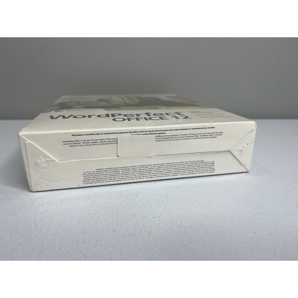 Vtg Word Perfect Office‎ 12 New Still Sealed In Plastic - Picture 6 of 6